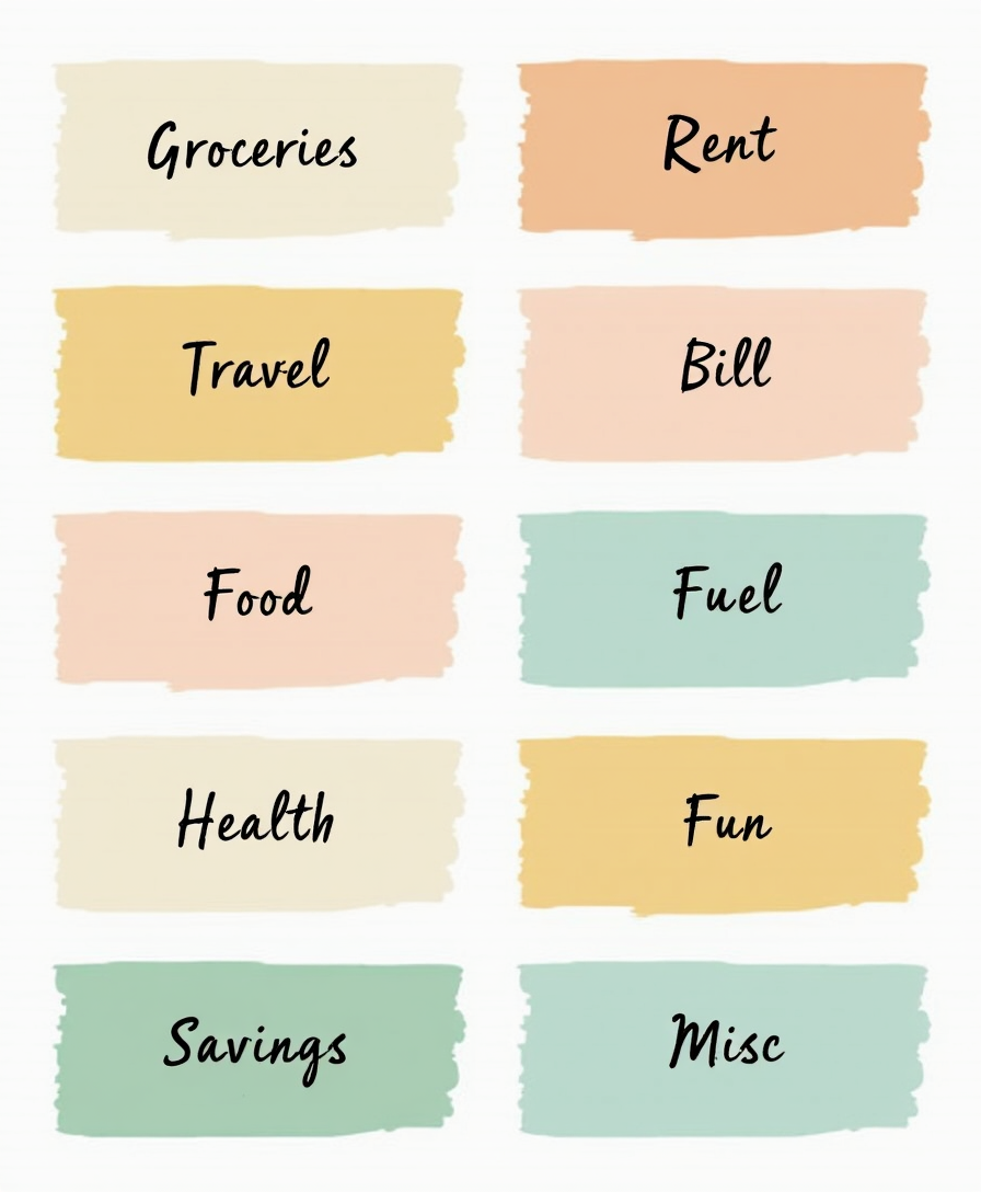 Budgeting & Finance - Sticker Sheet v3